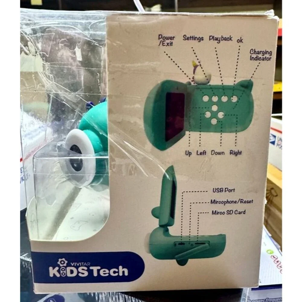 Vivitar KidzTech Teal Corgi Camcorder – 16 MP HD for Little Explorers